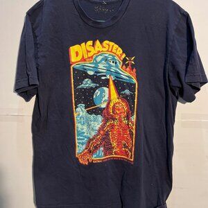 Vintage-Style Sci-Fi Graphic Tee — “DISASTER! 1965” — Unbranded — Very Clean